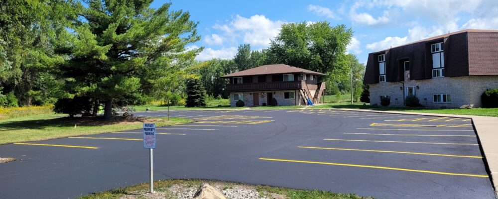 apartment buildings